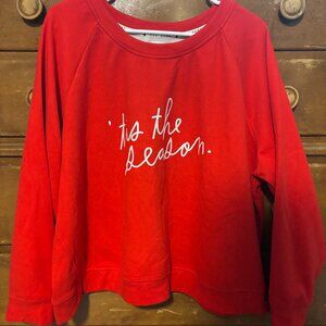 RAE DUNN CROPPED CHRISTMAS SWEATER